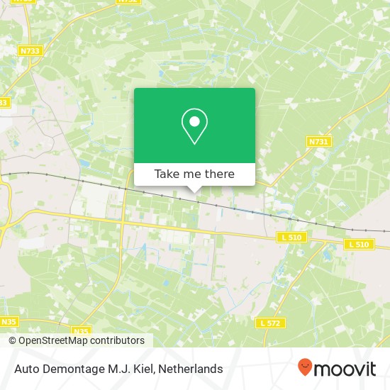 Auto Demontage M.J. Kiel map