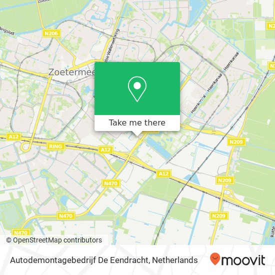 Autodemontagebedrijf De Eendracht map