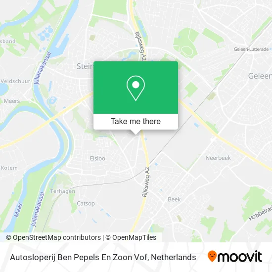 Autosloperij Ben Pepels En Zoon Vof map