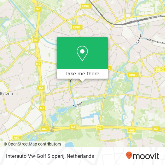 Interauto Vw-Golf Sloperij map