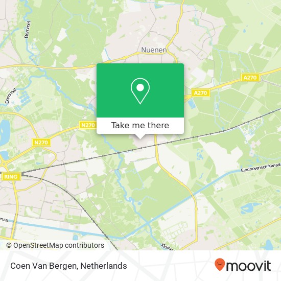 Coen Van Bergen map