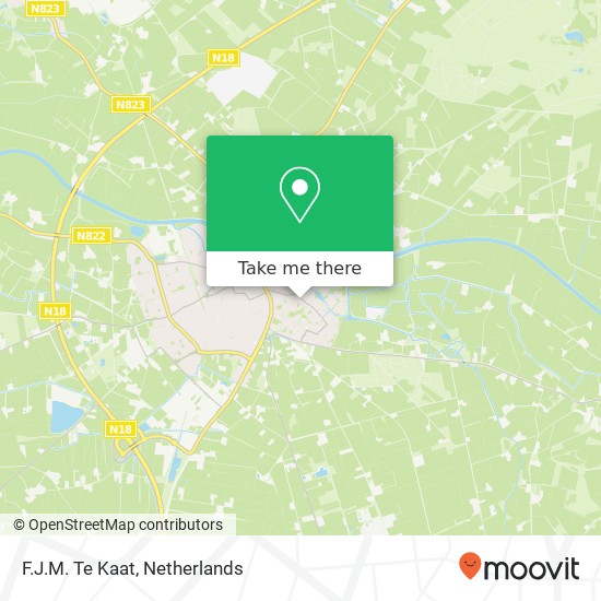 F.J.M. Te Kaat map