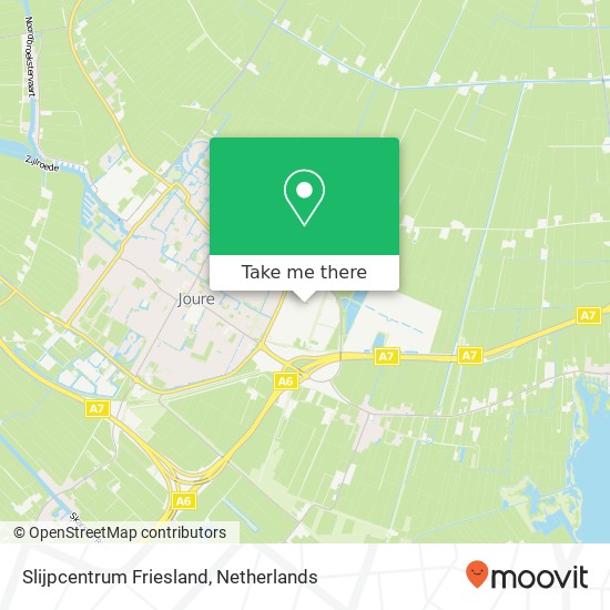 Slijpcentrum Friesland map