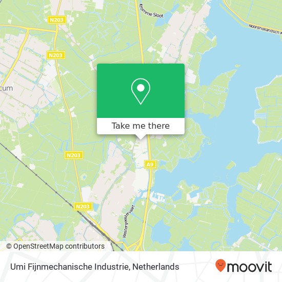 Umi Fijnmechanische Industrie map