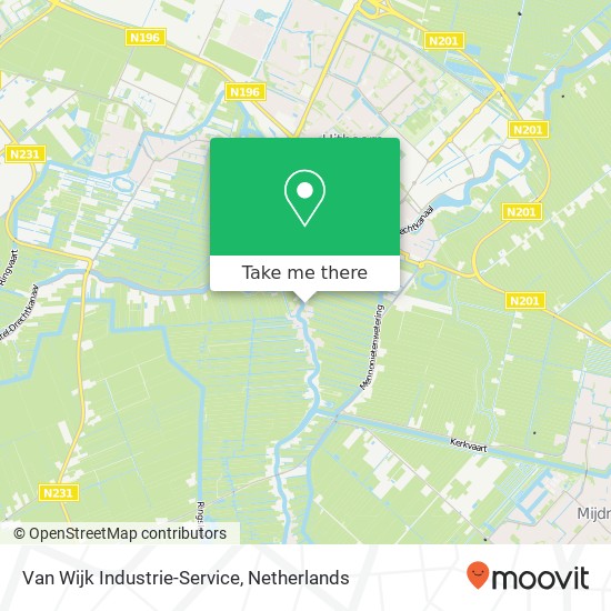 Van Wijk Industrie-Service map