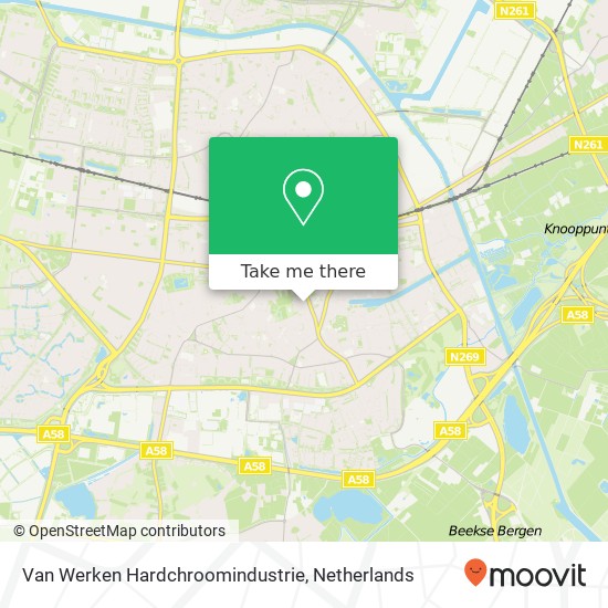 Van Werken Hardchroomindustrie map