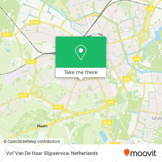 Vof Van De Haar Slijpservice map