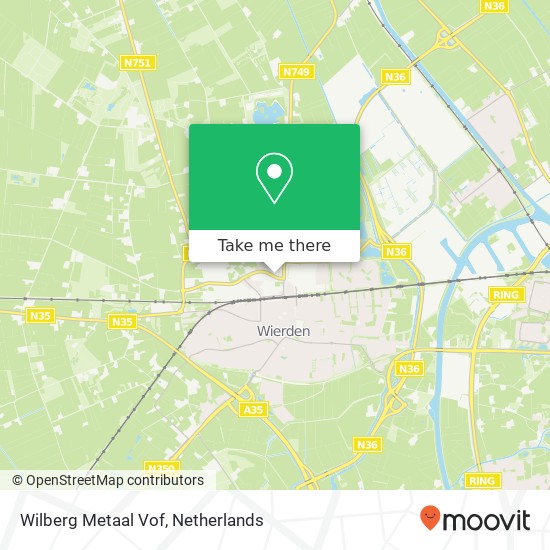 Wilberg Metaal Vof Karte