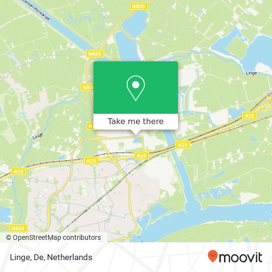 Linge, De map