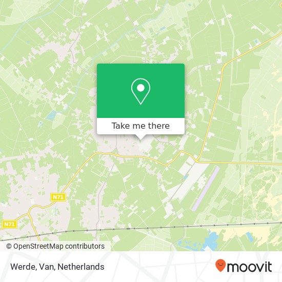 Werde, Van map