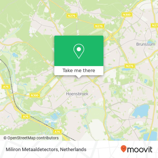 Miliron Metaaldetectors map