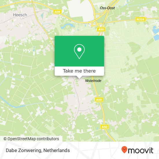 Dabe Zonwering map