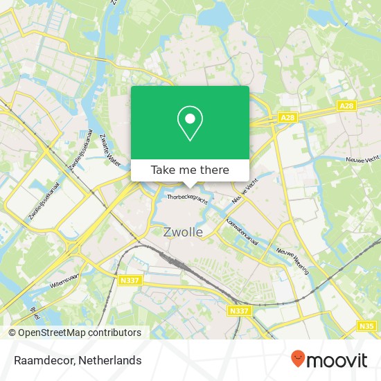 Raamdecor map