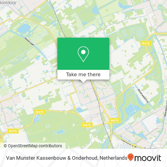 Van Munster Kassenbouw & Onderhoud Karte