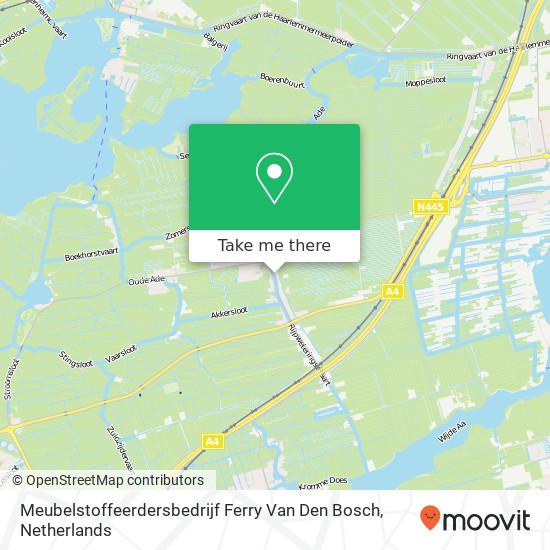 Meubelstoffeerdersbedrijf Ferry Van Den Bosch map