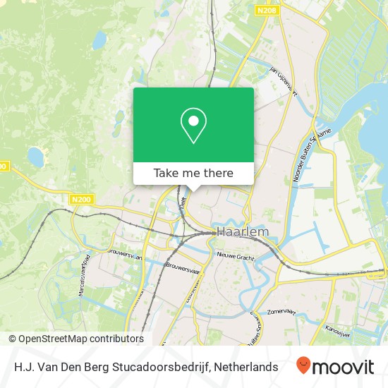 H.J. Van Den Berg Stucadoorsbedrijf map