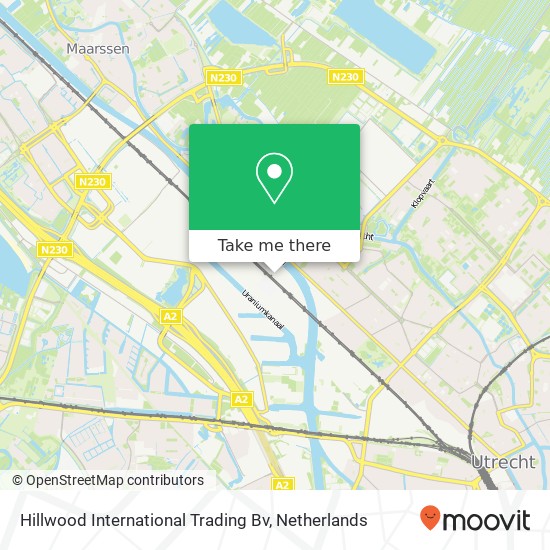 Hillwood International Trading Bv map