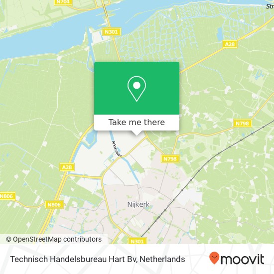 Technisch Handelsbureau Hart Bv map