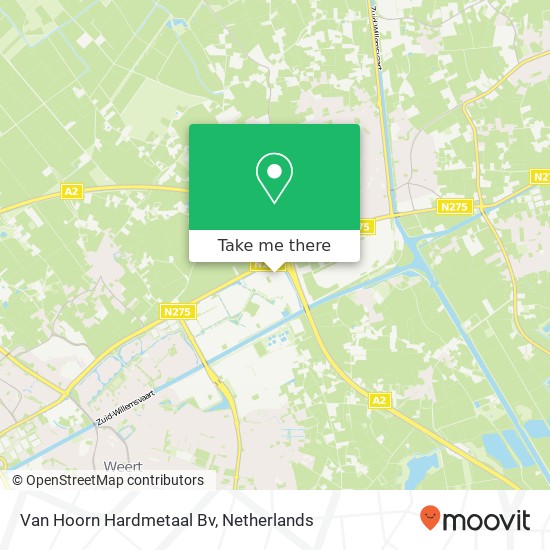 Van Hoorn Hardmetaal Bv Karte
