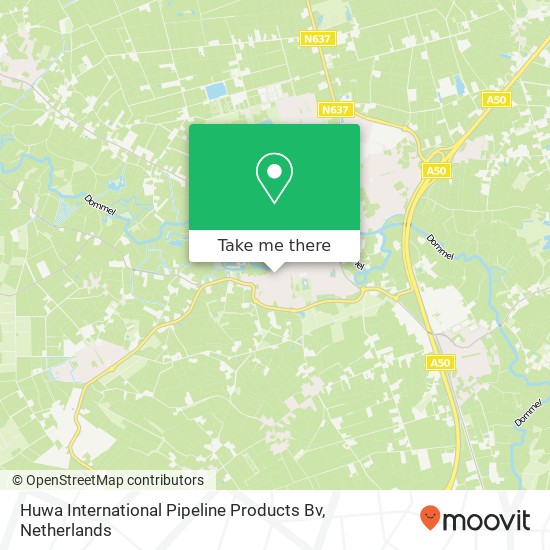 Huwa International Pipeline Products Bv map