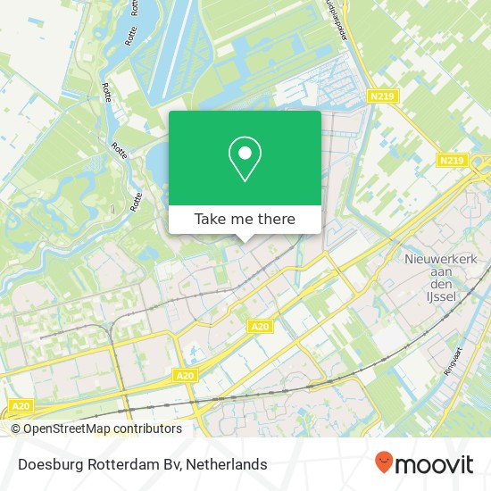 Doesburg Rotterdam Bv map