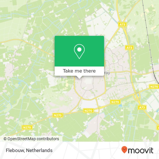 Flebouw map