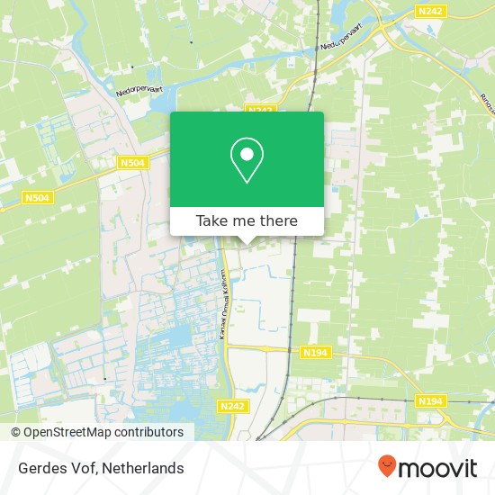 Gerdes Vof map