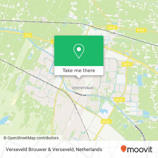 Verseveld Brouwer & Verseveld map