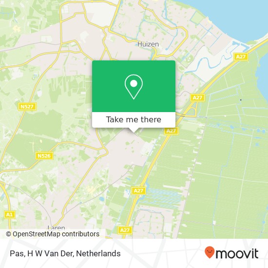 Pas, H W Van Der map