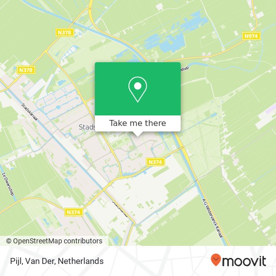 Pijl, Van Der map