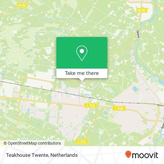 Teakhouse Twente map