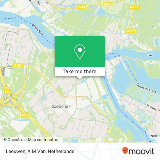 Leeuwen, A M Van map