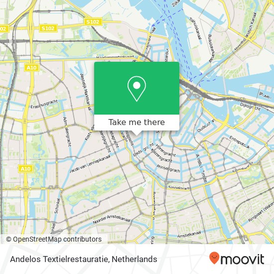 Andelos Textielrestauratie map