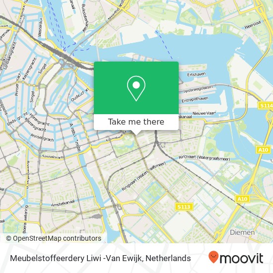 Meubelstoffeerdery Liwi -Van Ewijk map
