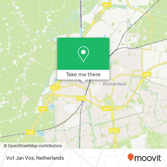 Vof Jan Vos map