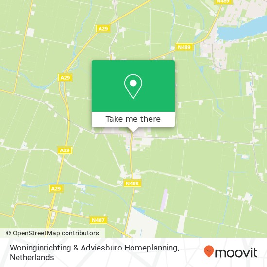 Woninginrichting & Adviesburo Homeplanning Karte