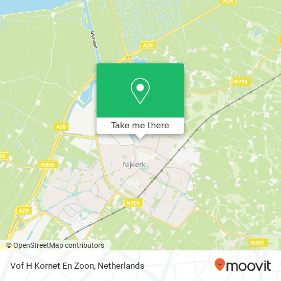 Vof H Kornet En Zoon map