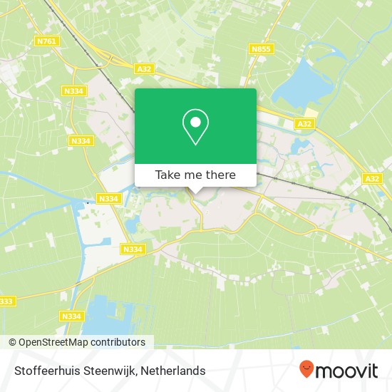 Stoffeerhuis Steenwijk map