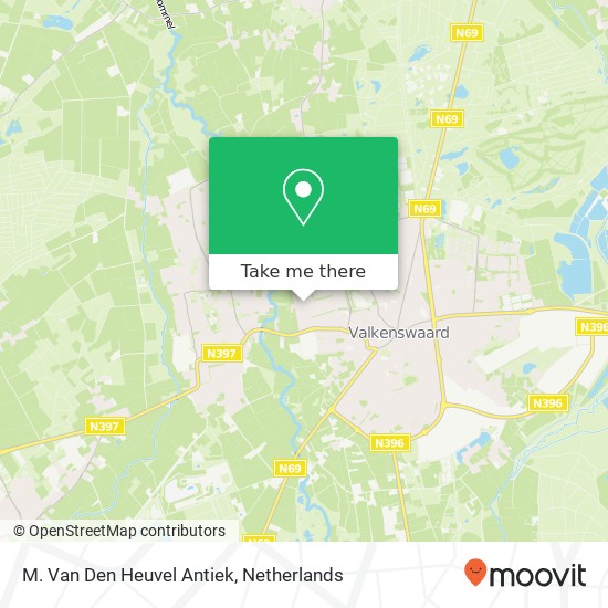 M. Van Den Heuvel Antiek map