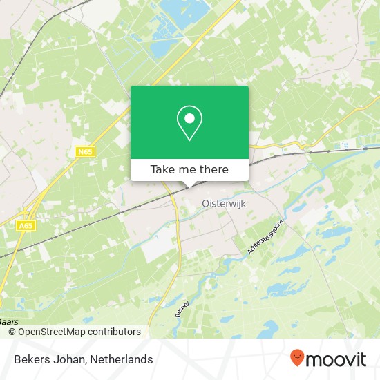 Bekers Johan map