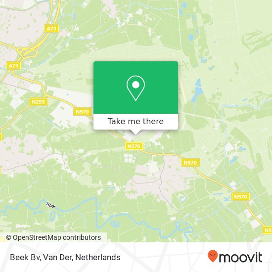 Beek Bv, Van Der map