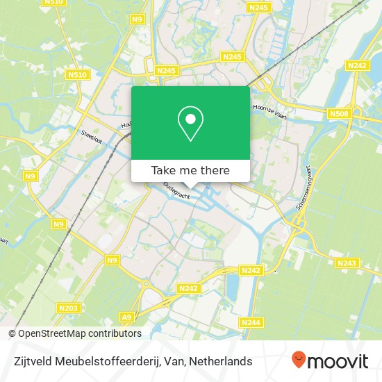 Zijtveld Meubelstoffeerderij, Van map