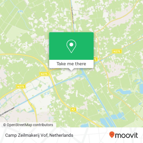 Camp Zeilmakerij Vof Karte