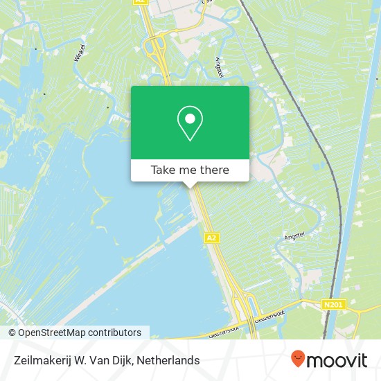 Zeilmakerij W. Van Dijk map