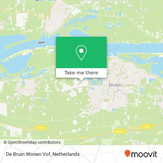 De Bruin Wonen Vof map