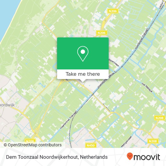 Dem Toonzaal Noordwijkerhout map