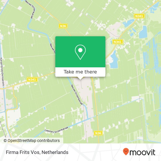 Firma Frits Vos map