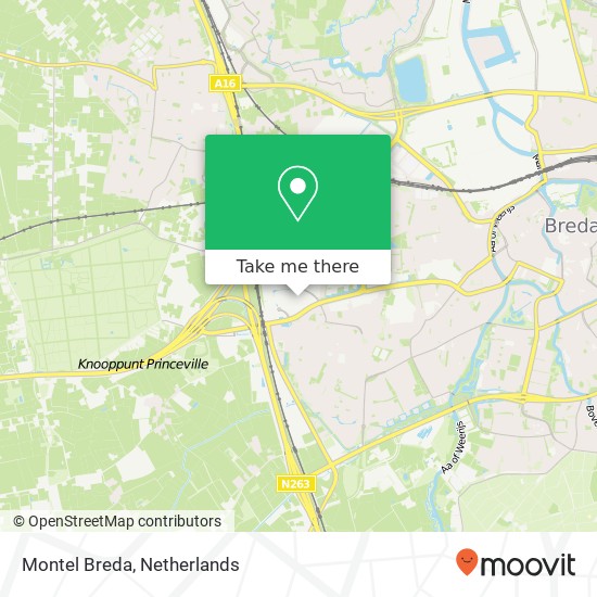 Montel Breda map