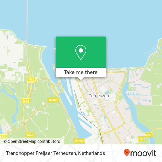 Trendhopper Freijser Terneuzen map