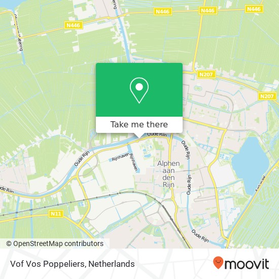 Vof Vos Poppeliers map